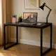 Mesa Industrial Cabe Em Qualquer Lugar 90Cm Apartamento Escritório Preto Moffer em oferta