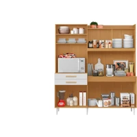 Imagem da promoção Cozinha Compacta Aramóveis Selena Balcão Nicho Micro-ondas 6 Portas 2 Gavetas