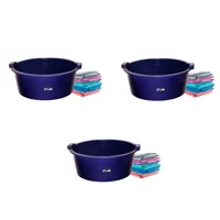 Imagem da promoção kit 03 Bacias Canelada 28 Litros