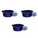 kit 03 Bacias Canelada 28 Litros em oferta