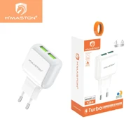 Imagem da promoção H'maston Y29-4 Carregador 2USB Saída 5V2A Entrada 100-240V Aprovado Pela ANATEL Qualidade Original d