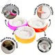 Caminha Redonda Pets Sherpa para Cães e Gatos Macia 50x50 cm Quente Confortável Cama Pet Com Pelinho em oferta