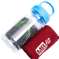 Imagem da promoção Kit 2 Toalha Esportiva Academia Exercícios Treino Corrida + Estojo