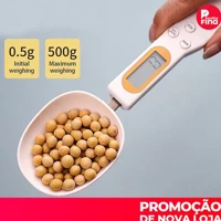 Imagem da promoção Colher Digital Medidora 500g 01g Tela LCD Iluminada para Farinha e Líquidos