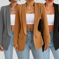 Imagem da promoção Max Blazer Feminina Longo Alfataria Socia Manga Longo