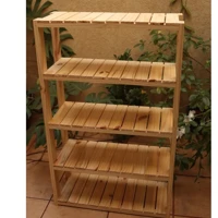 Imagem da promoção Estante Organizadora 5 Prateleiras Madeira Pinus 120x70cm