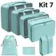 Kit de 7 Peças - Bolsas Organizadoras para Mala de Viagem, Roupas e Bagagem em oferta