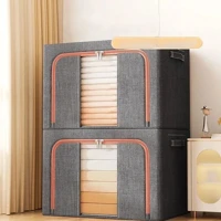 Imagem da promoção Caixa Organizadora Dobrável Multiuso Decorativa Closet 60 L RIGIDA