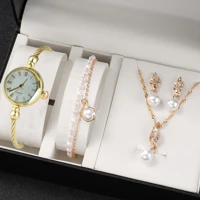 Imagem da promoção Relógios De Pulseira Pequenos Simples Feminino De Aço Inoxidável Retro Pulso De Quartzo Fashion Casu