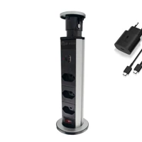 Imagem da promoção Torre De Tomada Retrátil Multiplug 2 Usb 5v E 3 Tomadas 10a
