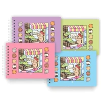 Imagem da promoção Livro de Colorir 50 Folhas CAPA DURA Holográfico Caderno de Desenho Pintura
