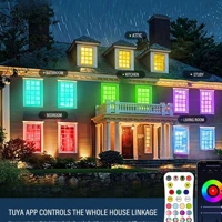 Imagem da promoção Lâmpada De Teto 24W / 110v Inteligente WiFi Tuya Smart App Forma Redonda Mutável Cor RGBCW Controle