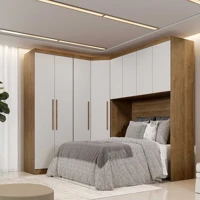 Imagem da promoção Guarda Roupa Modulado Casal Safira 010 em MDF Com 8 Portas e 3 Gavetas