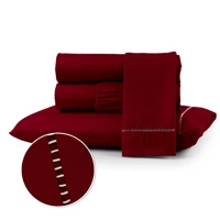 Imagem da promoção Kit Jogo de Lençol 400 fios Cama Box toque Suave e Acetinado