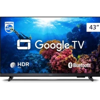Imagem da promoção Smart TV Philips 43" Full HD 43PFG6918/78, Google TV, Comando de Voz, HDR, 3 HDMI, Wifi 5G, Bluetoot