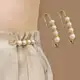 KIT 2 Peças Ajustável Pérola Decoração Antiderrapante Clipe Cincher Para Mulheres em oferta