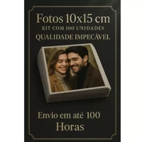 Imagem da promoção Revelação de Fotos 10x15cm | Kit 10 a 100 Unidades | Alta Qualidade | Envio em 24h | Cores Vivas e N