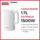 Chaleira Elétrica 1,7l Gaabor 1500W Aço Inox com Filtro Coador 127V/220V em oferta