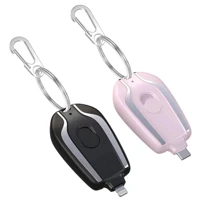 Imagem da promoção Carregador de Celular de emergência portátil chaveiro 1500 mah para iphone ou android