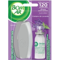 Imagem da promoção Aromatizador Bom Ar Click Spray Campos de Lavanda Aparelho + Refil 12ml