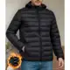 Jaqueta Masculina Sarja Forrada Frio Inverno Sarja Com Pelo Capuz Removível Peluciada Frio Top Inver em oferta