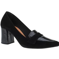 Imagem da promoção Scarpin Feminino Salto Alto Grosso Bico Fino Confortável 3041