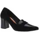 Scarpin Feminino Salto Alto Grosso Bico Fino Confortável 3041 em oferta