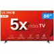 Smart TV 86" 4K LG Ultra HD 86UT8050 com Processador a5 Ger7 AI, Alexa/Chromecast integrado, Otimiza em oferta