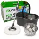 Mop Com Centrifuga Inox Com Refil de Microfibra e Cabo em Inox 8 Litros Mopi em oferta