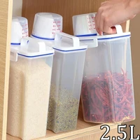 Imagem da promoção Pote Hermético 2.5L Plástico PP com Medidor - Vedação Dupla, Antiodor, Livre BPA