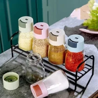Imagem da promoção Conjunto 4 De Garrafa De Tempero De Medição, Sal e Pimenta Shaker Spice Sugar Dispenser, Cominho Em