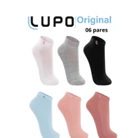 Imagem da promoção Kit De 6 Pares De Meias Originais - Cano Curto Em Algodão - Lupo Sport Feminino
