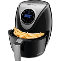 Imagem da promoção Fritadeira Sem Óleo Air Fryer 3,5L, Mondial, Preto/Inox, 1500W, 110V - AF-30-DI