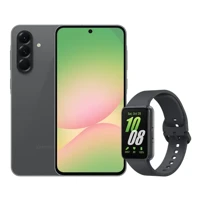 Imagem da promoção A56 5G (256GB) - Preto + Galaxy Fit3 - Grafite - Samsung