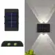 4 lED À Prova D'água Para Jardim Muro e Varanda Luminária Solar De Parede em oferta