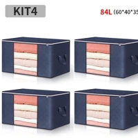 Imagem da promoção KIT Caixa Saco Organizador Grandes Edredom Casaco Guarda Roupa para Lençol Travesseiro, Calças e Cob