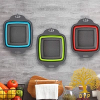 Imagem da promoção Escorredor Dobrável Retratil de Silicone Macarrão Massa Legumes Saladas e Frutas de Cozinha e Restau