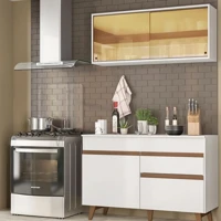 Imagem da promoção Armário de Cozinha Compacta 120cm Branco Reims Madesa 01