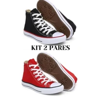 Imagem da promoção Kit botinha cano alto Médio Unissex Feminino Masculino Mega Oferta