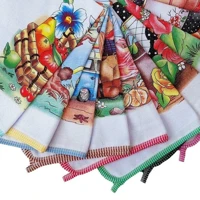 Imagem da promoção Kit Pano De Prato Estampado Com Viés