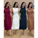 Vestido Feminino Alfaiataria Midi com Amarração Lateral Elegante | PMG em oferta