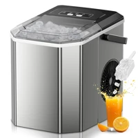 Imagem da promoção Máquina De Gelo 12kg Profissional Portatil Inox Autolimpante