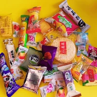Imagem da promoção Kit doces Comidas Coreanos e Japoneses diferentes (balas diferentes, salgadinhos, chocopie, koala)