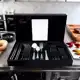 Jogo De Talheres Faqueiro Euro Com 24 Peças Completo De Aço Inox Designer Lindo E Elegante Original em oferta