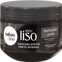 Imagem da promoção Máscara Matizadora Meu Liso Preta Vegana Salon Line 300g