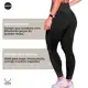 Calça Legging Fitness Sem Costura Canelada Poliamida Academia Fitness Sport Caminhada Push Up Selene em oferta