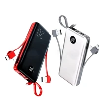 Imagem da promoção Power Bank Carregador Portátil 20.000mAh Digital compatível com iPhone e Samsung