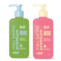Imagem da promoção Gel de Banho Hidratante Aromas 240ml LabPop - Belle Pink, Green Breeze Labotrat