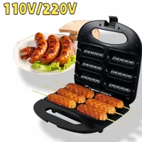 Imagem da promoção 110V/220V Crepeira Elétrica Antiaderente Máquina de Pratic Hot Dog Queijo Coalho Espetinho