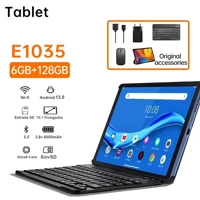 Imagem da promoção Tablet E1035 com Dual sim e 6gb Ram 128gb Teclado Capa 10,1 polegadas Para Estudo E Trabalho